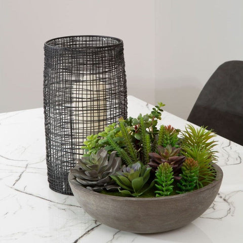Cylindrical Tall Lantern - SE Home