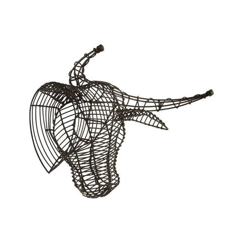 Zania Black Buffalo Head - SE Home