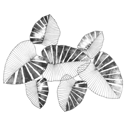 Zania Natural Finish Leaf Art - SE Home