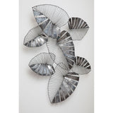 Zania Natural Finish Leaf Art - SE Home