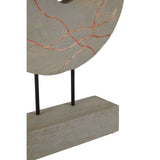 Vena Round Wooden Sculpture - SE Home