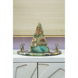 Bowerbird Green Agate Obelisk Sculpture - SE Home