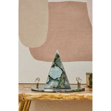 Bowerbird Green Agate Obelisk Sculpture - SE Home