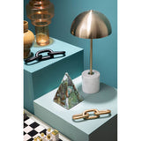 Bowerbird Green Agate Obelisk Sculpture - SE Home