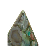 Bowerbird Green Agate Obelisk Sculpture - SE Home