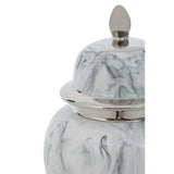 Marmo Marble Effect Large Ceramic Jar - SE Home
