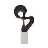 Sculptures & Ornaments Mirano Black Finish Knot Sculpture