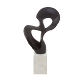 Sculptures & Ornaments Mirano Black Finish Knot Sculpture