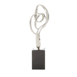 Mirano Nickel Finish Knot Sculpture - SE Home