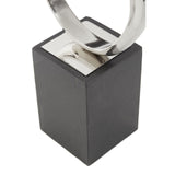 Mirano Nickel Finish Knot Sculpture - SE Home