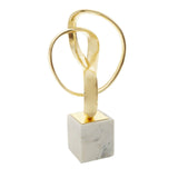 Mirano Gold Finish Knot Sculpture - SE Home