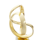 Sculptures & Ornaments Mirano Gold Finish Knot Sculpture