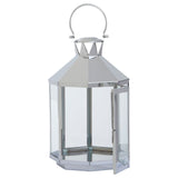 London Large Silver Steel Lantern - SE Home
