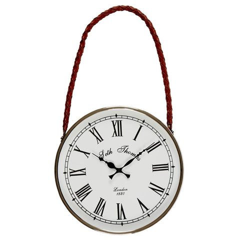 Churchill White Hanging Wall Clock - SE Home