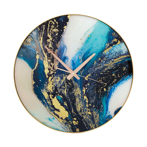 Clocks Celina Turquoise Wall Clock