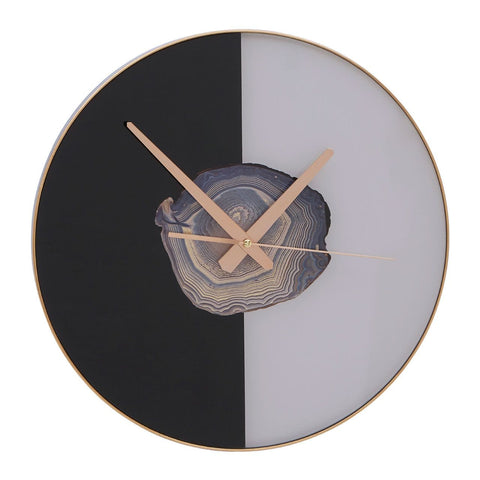 Celina Black / White Wall Clock - SE Home