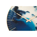 Clocks Celina Blue Abstract Wall Clock