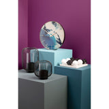 Celina Blue Abstract Wall Clock - SE Home