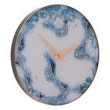 Clocks Celina Blue / Gold Abstract Wall Clock