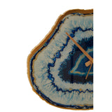 Celina Blue Agate Effect Wall Clock - SE Home