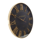 Clocks Mateo Large Black Wall Clock