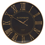 Mateo Large Black Wall Clock - SE Home