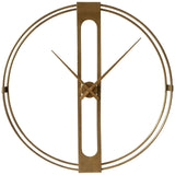 Clocks Beauly Gold Metal Skeleton Wall Clock