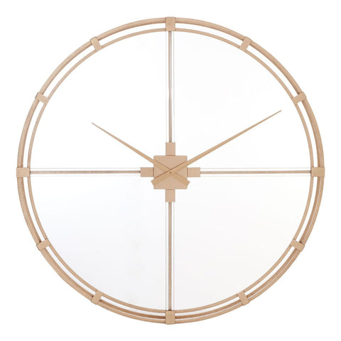 Beauly Gold Finish Skeleton Wall Clock - SE Home