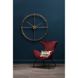 Beauly Gold Finish Skeleton Wall Clock - SE Home