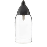 Oslo Grey Glass And Iron Pendant Light