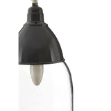 Oslo Grey Glass And Iron Pendant Light - SE Home