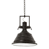 Lexington Black And Silver Pendant Light - SE Home