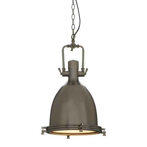 Lexington Large Gunmetal Pendant Light