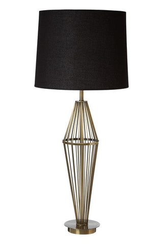 Reginald Antique Brass Table Lamp