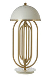 Metropolis White & Gold Effect Table Lamp - SE Home