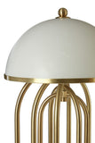 Metropolis White & Gold Effect Table Lamp
