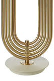 Metropolis White & Gold Effect Table Lamp