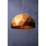 Mateo Medium Coffee Dome Pendant Light