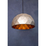 Mateo Large Silver Dome Pendant Light - SE Home
