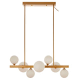 Abira 7 Bulb Bronze Finish Pendant Lamp