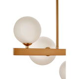 Abira 7 Bulb Bronze Finish Pendant Lamp