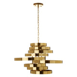 Alana 5 Bulb Gold Finish Pendant Lamp - SE Home