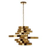 Alana 5 Bulb Gold Finish Pendant Lamp