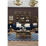 Alana 5 Bulb Gold Finish Pendant Lamp - SE Home