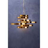 Alana 5 Bulb Gold Finish Pendant Lamp