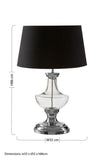 Skye Table Lamp With Clear Base - SE Home