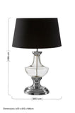 Skye Table Lamp With Clear Base