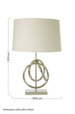 Skye Table Lamp With Banded Base - SE Home
