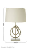 Skye Table Lamp With Banded Base