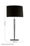 Skye Table Lamp With Screw Shaped Base